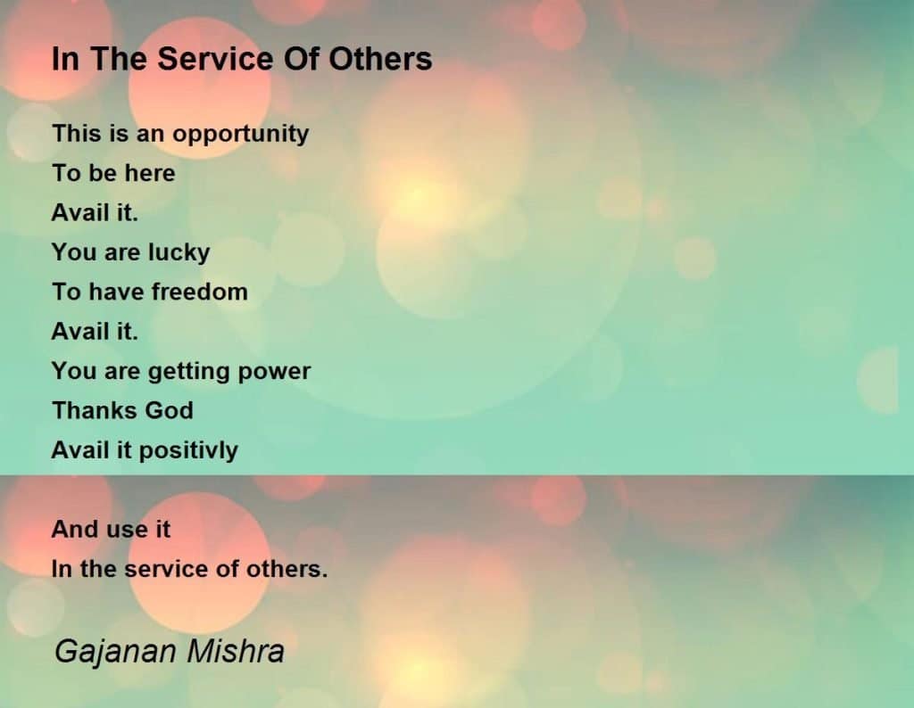 best-poems-about-service-to-others