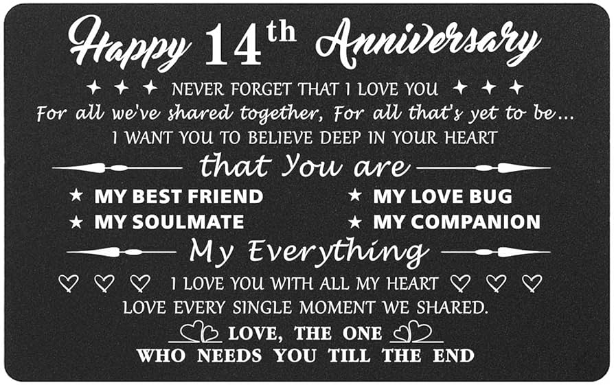 Best 14 years together quotes