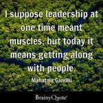 best gandhi quotes about leadership