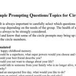 best opening circle questions